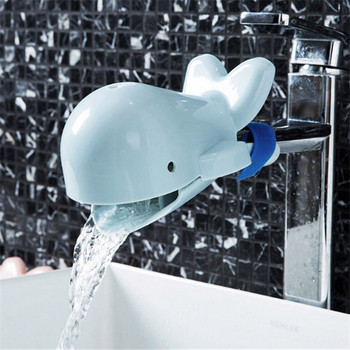 Lovely Whale Faucet Extender για παιδιά Πλύσιμο χεριών Αξεσουάρ νιπτήρα μπάνιου Αξεσουάρ βρύσης κουζίνας U3