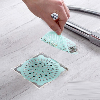 Филтър за мивка за еднократна употреба Стикери за оттичане на душ Канал за улавяне на косми Цедка Капак за подов оттичане Цедка против блокиране на косата Инструменти