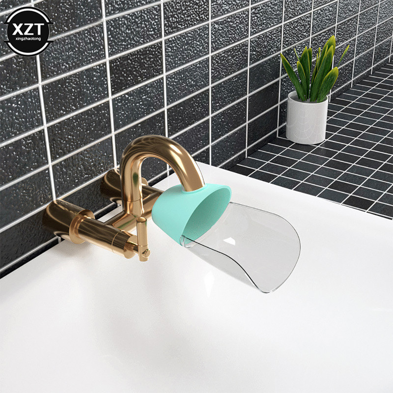 Детски удължител за кран за бебе Ръководство Мивка Пране на ръцете Защита от пръски Водоспестяващ кран Защитен от пръски Универсални инструменти за баня