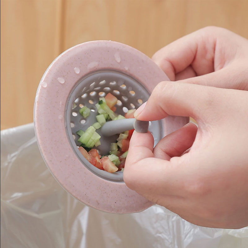 Кухненска силиконова цедка за мивка Щепсел за отпадъци Цетка Капак за оттичане на мивка за баня Канализационен филтър за коса Филтър за баня за канализация Уплътнение за басейн