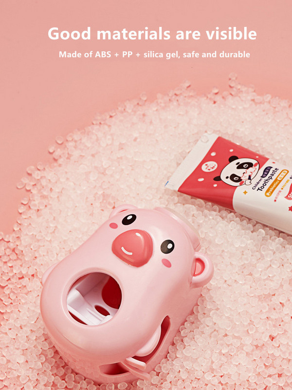 Монтиран на стена автоматичен дозатор за паста за зъби Детски изстисквачки Аксесоари за баня Поставка за паста за зъби Диспенсадор Pasta Dientes