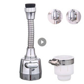 Въртящ се на 360 градуса удължител за кухненски кран Кран с високо налягане Аератор Водоспестяващ кран Адаптер за дюзи Кран за душ Аксесоари за мивка