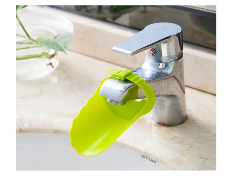 Удължител за кран за кухненска мивка Ръководство за гумена дюза Детски водоспестяващ удължител за кран Прекрасен кран за вода за аксесоар за баня