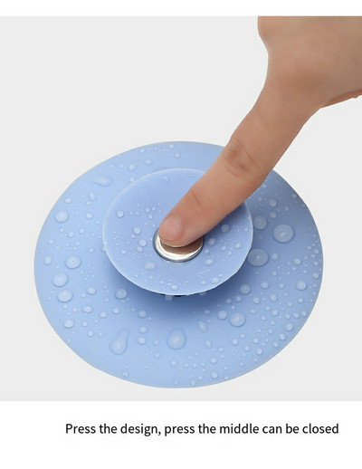 Тапа за кухненска мивка Мивка за баня Канализационен дезодорант Тип преса Капак за подов канал Тапа за мивка Запушване на вода