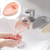 Домашен силиконов удължител за кран Спестяване на вода Помощ за измиване на ръцете на децата Устройство Удължител за кран за мивка Баня Кухненски аксесоари