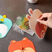 Карикатурни запушалки за коса Уловители Дренажен филтър Душ Мивка Филтърна тапа Удължител за коса Тапа Душове Аксесоари за баня