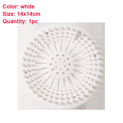 1PC Уловител за коса Силиконова запушалка за коса Уловител Капак за оттичане на душ с вендуза за вана за баня Кухненски аксесоари