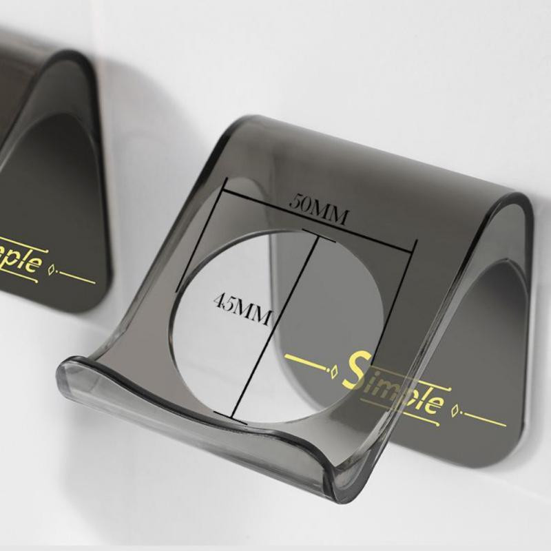 Непробиваем държач за електрическа самобръсначка Кука за вендуза за тоалетна Бръснач за баня Стенен пластмасов държач за електрическа самобръсначка Домакински