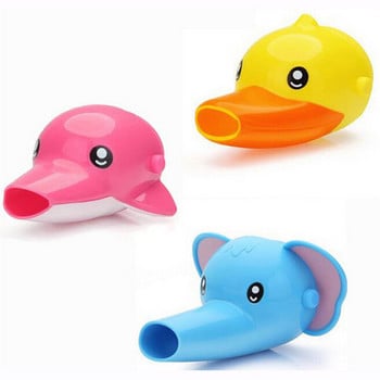 Cartoon Faucet Extender Σχήμα Elephant Duck Εξοικονόμηση νερού Παιδικά Baby Wash-hand Faucet Extension Αξεσουάρ μπάνιου