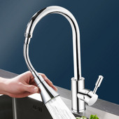 Rotire la 360° Extensor pentru aerator de robinet Extensie multifuncțională Aerator pentru robinet Cap de robinet reglabil Adaptor duză de duș