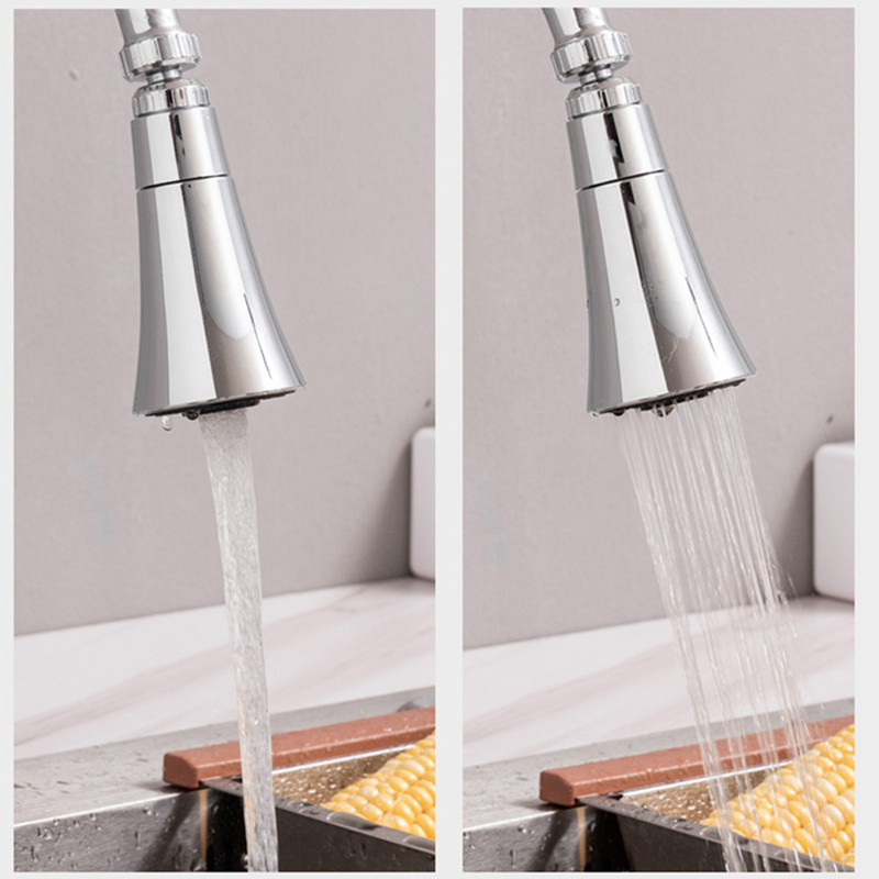 Въртящ се на 360° удължител за аератор на крана Многофункционален удължителен аератор на крана Адаптер за дюза за душ с регулируема кран глава