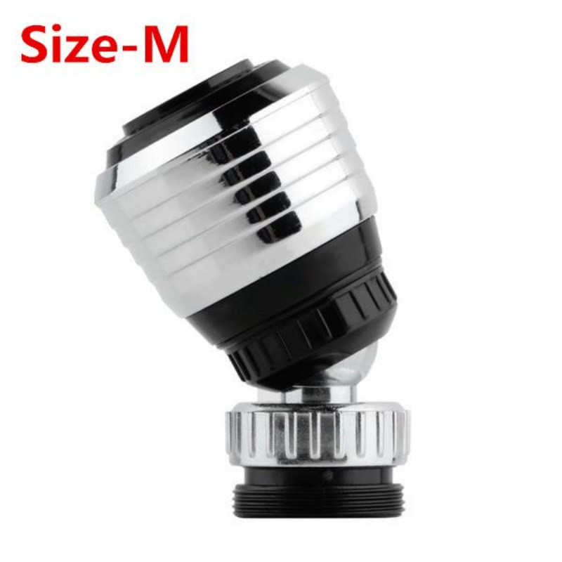 Rotējams jaucējkrāns burbulēšanas aerators 360° jaucējkrāna sprausla mājsaimniecības aeratora smidzināšanas virtuves izlietnes maisītāja sprausla