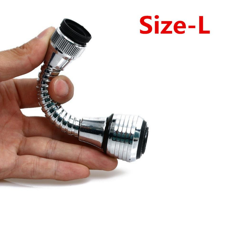 Rotējams jaucējkrāns burbulēšanas aerators 360° jaucējkrāna sprausla mājsaimniecības aeratora smidzināšanas virtuves izlietnes maisītāja sprausla