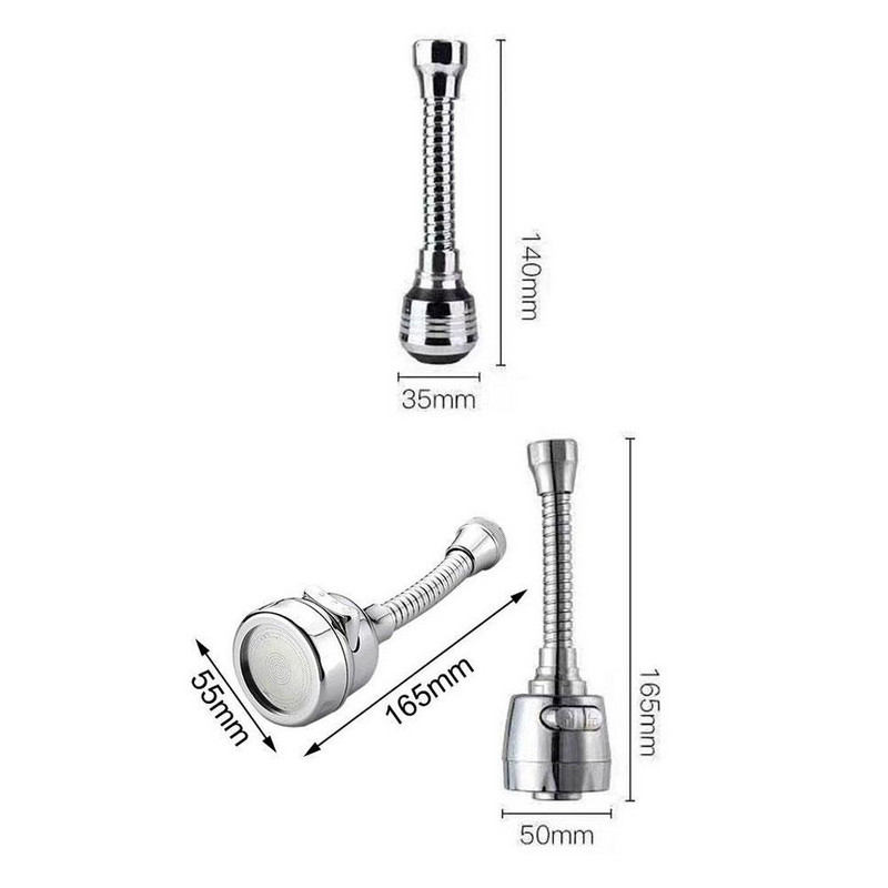 Mlaznica s mjehurićima za uštedu vode, zakretna visokotlačna kuhinjska slavina za 360°, nastavak za filtar, adapter za mlaznicu za pjenastu slavinu