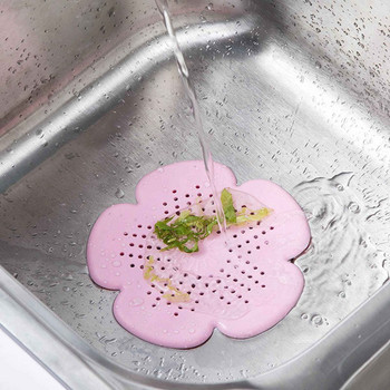 Λουλούδι φίλτρο νιπτήρα κουζίνας σιλικόνης Ντους Αποστράγγιση Πώμα αποστράγγισης δαπέδου μπάνιου Αντιβραχικό φίλτρο νεροχύτη
