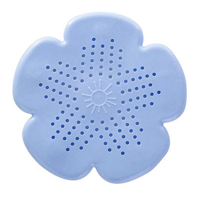 Цвете Силиконов филтър за кухненска мивка Канал за душ Уловител за косми Запушалка Капак за подов канал за баня Противозапушваща цедка за мивка