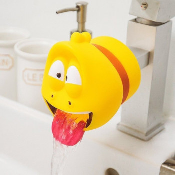 Забавен кран за буболечки Удължител за вода против пръски Филтър Карикатура Баня Кухня Кран за кран Душ Удължител Аксесоари за душ