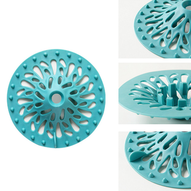 Мивка за коса за баня Канализационен филтър Подов канал Цедка Запушалка за коса Уловител за баня Капак за душ Запушалка Аксесоар за баня