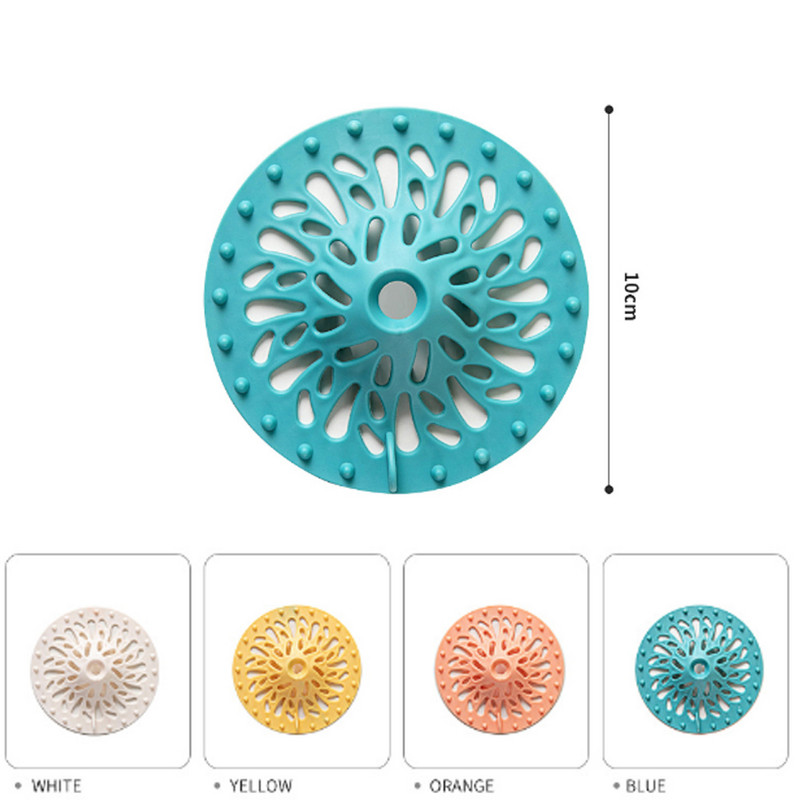 Мивка за коса за баня Канализационен филтър Подов канал Цедка Запушалка за коса Уловител за баня Капак за душ Запушалка Аксесоар за баня