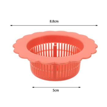 Филтър за кухненска мивка Цедка Пластмасова канализационна подова кошче за боклук Отцедник за баня Запушалка за коса Кора за отпадъци Мрежа за мивка Аксесоари за кухненски инструменти