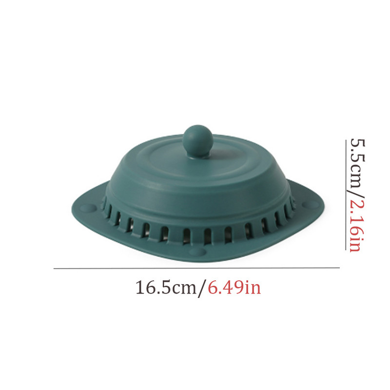 Филтър за кухненска мивка Силиконов антиблокиращ дезодорант Подложка за канализация Подова дренажна подложка Филтър за коса за баня Противомирисна капачка за дренаж на пода