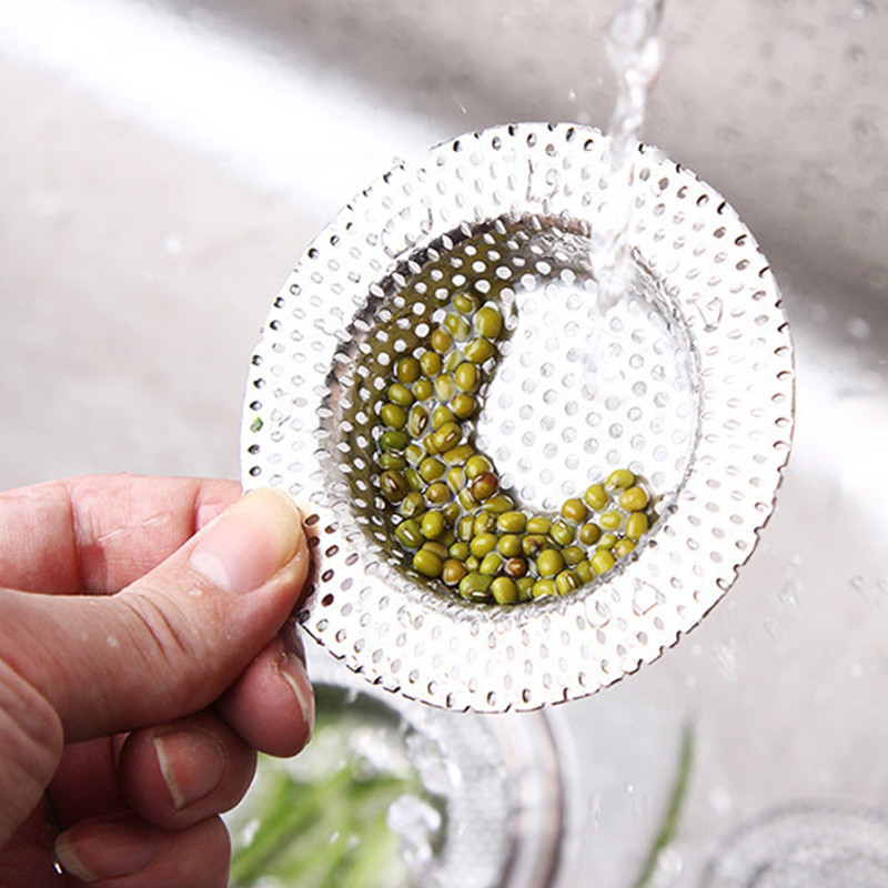 Kuhinjski sudoper Filter za vodu Mrežasto cjedilo Kuhinjski alat Od nehrđajućeg čelika Poklopac za odvod u podu kupaonice Tuš Kosa na zalihi