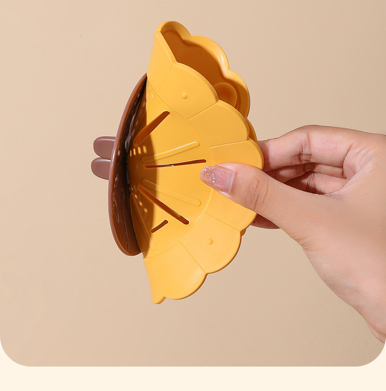 Дренажен филтър за блок за баня Миризма Многоцелеви въртяща се запушалка за коса Силиконов капак за подов дренаж Кухненски аксесоари