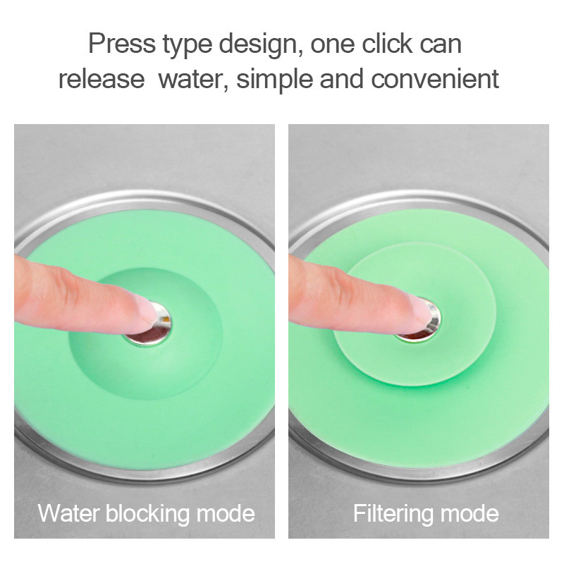 Филтър за кухненска мивка Канал за душ Уловител за косми Запушалка Капак за подов канал за баня Универсална цедка против запушване на домакинска мивка