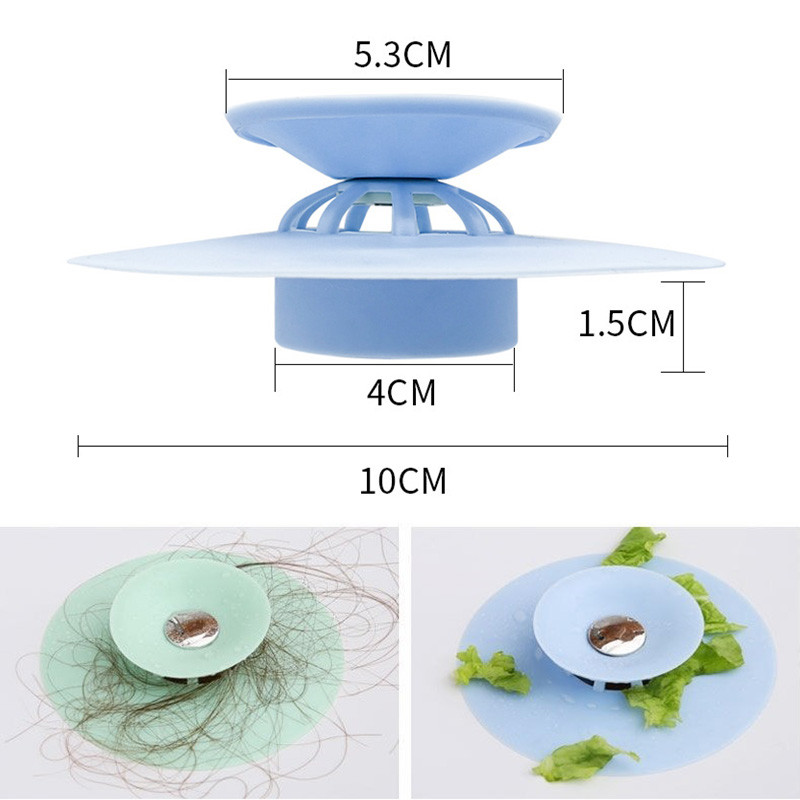 Филтър за кухненска мивка Канал за душ Уловител за косми Запушалка Капак за подов канал за баня Универсална цедка против запушване на домакинска мивка