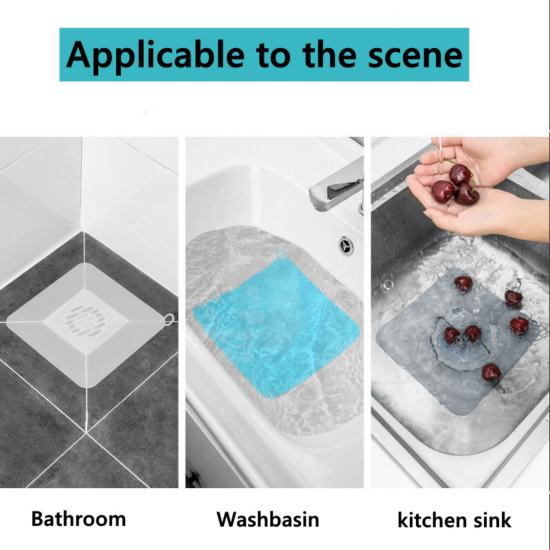 1vnt grindų nutekėjimo dangteliai silikoniniai virtuvės kriauklės sieteliai tualeto padėklai vonios kambariui nuo kvapo kanalizacijos dezodoranto dangtelio vandens kamštis