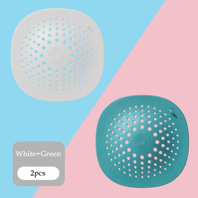 2/1бр. Филтър за мивка Канализационен филтър Цедка за канализация Вода Запушалка за коса Уловител за баня Капак за душ Кухня Баня против запушване