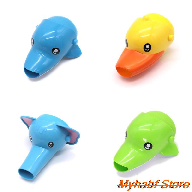 Сладък удължител за кран Анимационно животно Делфин Патица Удължител за кран за вода за деца Помощник за миене на ръце Удължение на чучура за мивка в банята