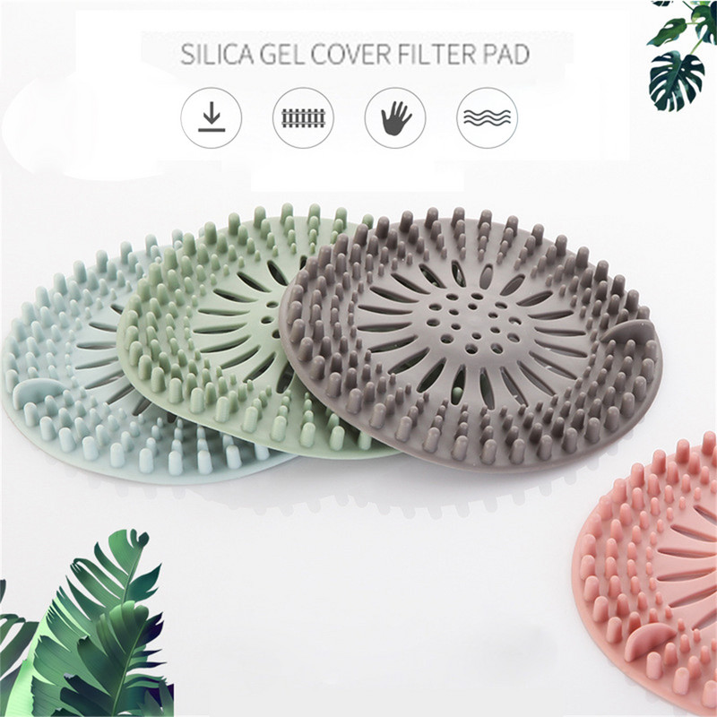 4 бр. Мивка Антиблокираща капачка на подовия сифон Цедки за оттичане на душ Цедки Запушалка за вана Силиконова капачка за мивка Уловители за косми Филтър за баня