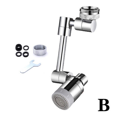 Univerzalna produžna slavina za 1080 stupnjeva, slavina za umivaonik, perlator, rotirajuća slavina, slavina za filtriranje, slavina za ruke, robotska slavina za prskanje Oglas T1h0