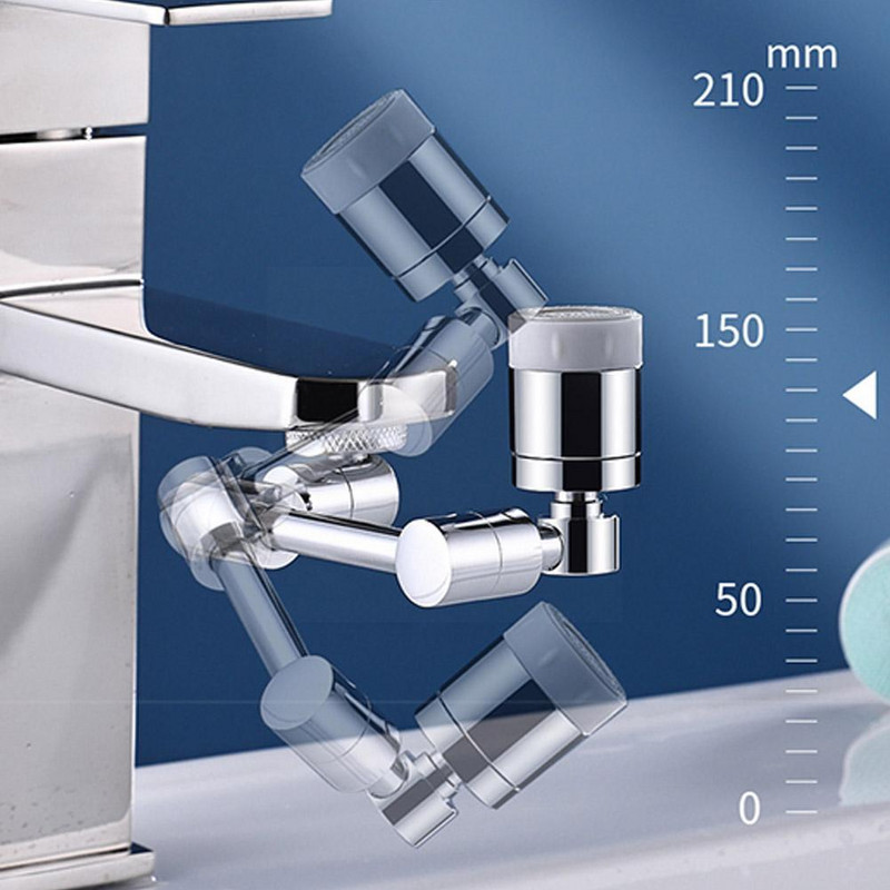 Univerzalna produžna slavina za 1080 stupnjeva, slavina za umivaonik, perlator, rotirajuća slavina, slavina za filtriranje, slavina za ruke, robotska slavina za prskanje Oglas T1h0