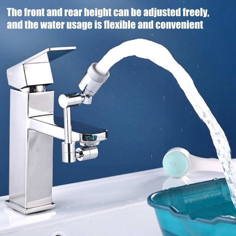 Univerzalna produžna slavina za 1080 stupnjeva, slavina za umivaonik, perlator, rotirajuća slavina, slavina za filtriranje, slavina za ruke, robotska slavina za prskanje Oglas T1h0