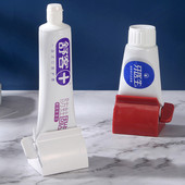 Нова многофункционална тубичка за паста за зъби Ръчна изстисквачка Паста за зъби Лесно преносим пластмасов дозатор Комплекти аксесоари за баня