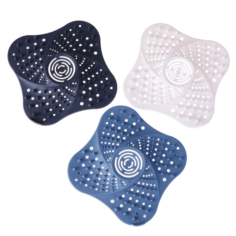 Горещи нови антиблокиращи уловители за косми Тапа за спирачка за коси Капан Капак за подови канали за мивка Цедка Филтър Баня Кухня Acc