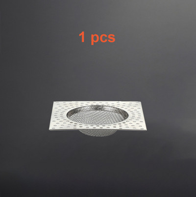 Канализация против запушване Подов канал Коса Тапа за мивка Мрежа Филтър от неръждаема стомана Уловител за тоалетна Домашна кухня Аксесоари за баня F