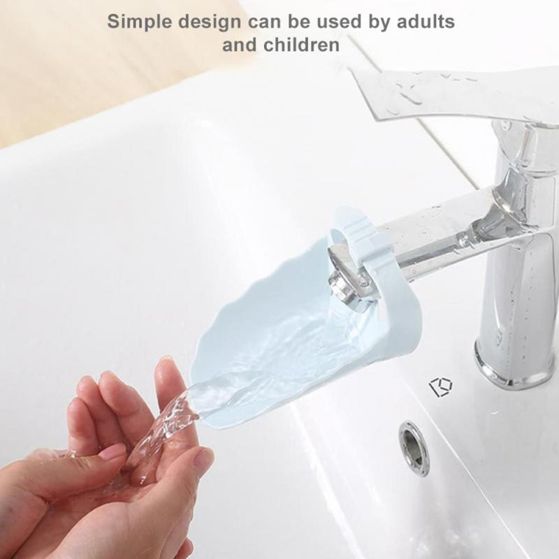 Удължител за кран за баня Регулируем Бебешка миячка за ръце Детски удължител за кран за мивка Висулка за баня Кухня Детски чучур