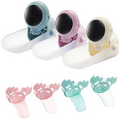 Безопасен детски удължител за кран Инструменти за баня за деца Измиване на ръце Устойчив анимационен удължител за чучур за вода Лесен за използване удължител за мивка