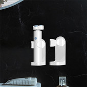 Стенен държач за електрическа самобръсначка Държач за бръснач Безследен държач за електрическа четка за зъби Спестяващ място държач за съхранение Аксесоари за баня