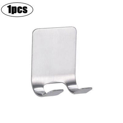 Държач за бръснач без перфоратор Мъжки самобръсначки Поставка за съхранение Стена Баня Мъжки бръснач Права стойка Поставка Организатор Домашна закачалка Куки