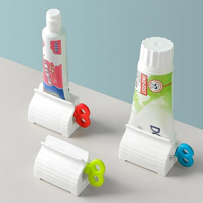 Σετ αξεσουάρ μπάνιου Wonderlife Rolling Toothpaste Squeezer Tube Toothpaste Toothpaste Squeezer Dispenser Θήκη οδοντόκρεμας