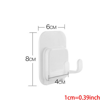 4 бр./компл. Пластмасови залепващи стенни куки Самобръсначка Поставка за бръснач Стойка Полезна стойка за съхранение на душ Щепсел Органайзер Закачалка за