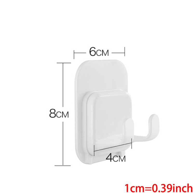 4 бр./компл. Пластмасови залепващи стенни куки Самобръсначка Поставка за бръснач Стойка Полезна стойка за съхранение на душ Щепсел Органайзер Закачалка за