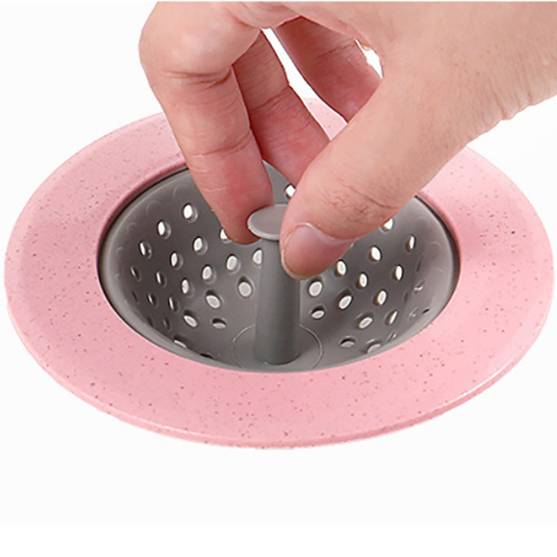 Филтър за кухненска мивка Мивка Щепсел за филтър за канализация Аксесоар за баня Силиконова цедка Душ Подов канал Капак за мивка Канализационен филтър за коса