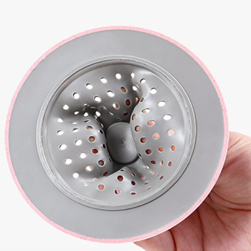 Филтър за кухненска мивка Мивка Щепсел за филтър за канализация Аксесоар за баня Силиконова цедка Душ Подов канал Капак за мивка Канализационен филтър за коса