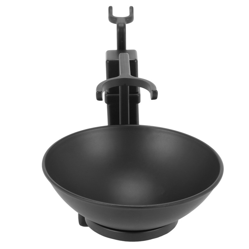 Мъжки бръснар за баня Метална стойка за бръснене Комплект поставка - Рафт за държач на четка за бръснене + Чаша за сапун Купа Черна