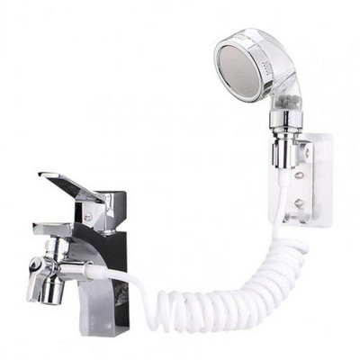 Пластмасова цинкова сплав Мини удължителна глава за мивка за душ Подвижен гъвкав пластмасов кухненски аксесоари Удължител за кран за дома